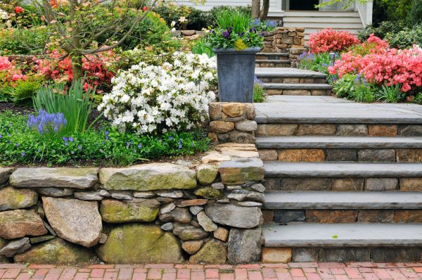 Stone Stairs Repair in Charleston
