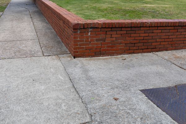 Brick Retaining Wall Repair in Charleston